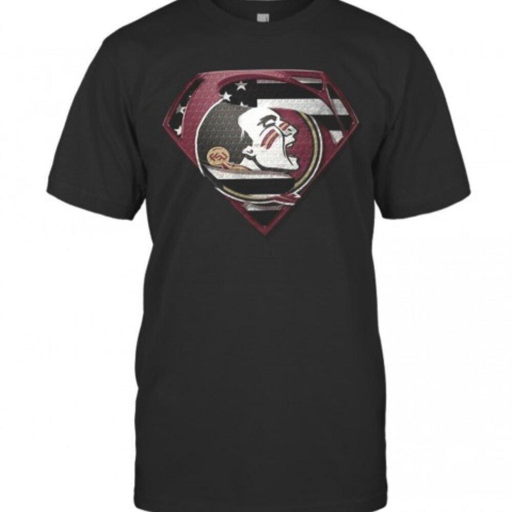 Florida State Seminoles Superman T Shirt College Football Tee